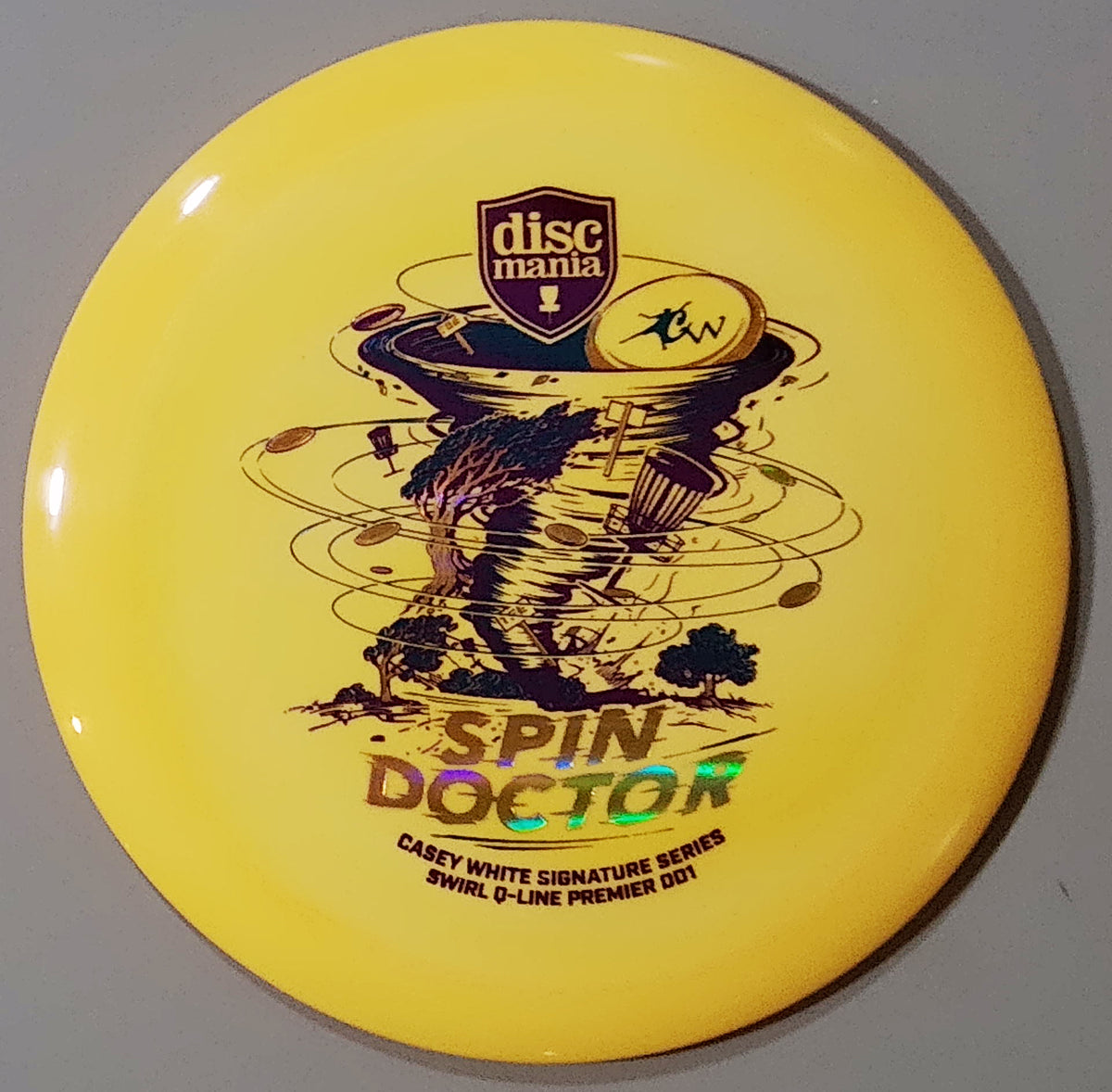 Spin Doctor Casey White Signature Series Swirl Q-Line Premier DD1