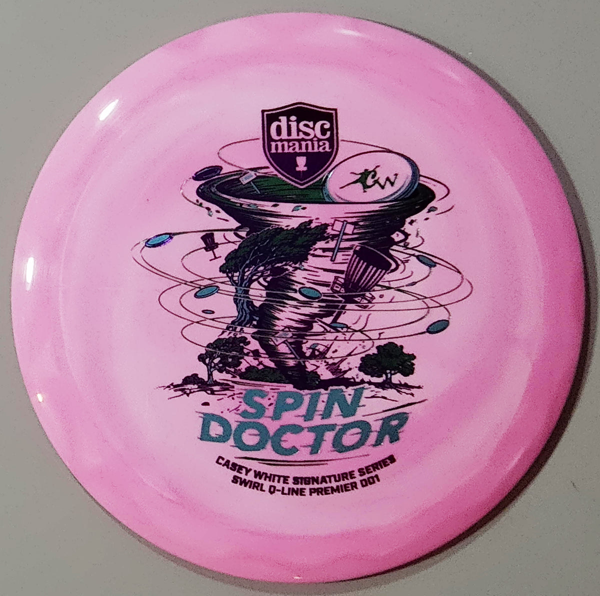 Spin Doctor Casey White Signature Series Swirl Q-Line Premier DD1
