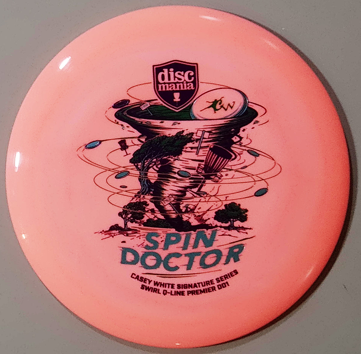 Spin Doctor Casey White Signature Series Swirl Q-Line Premier DD1