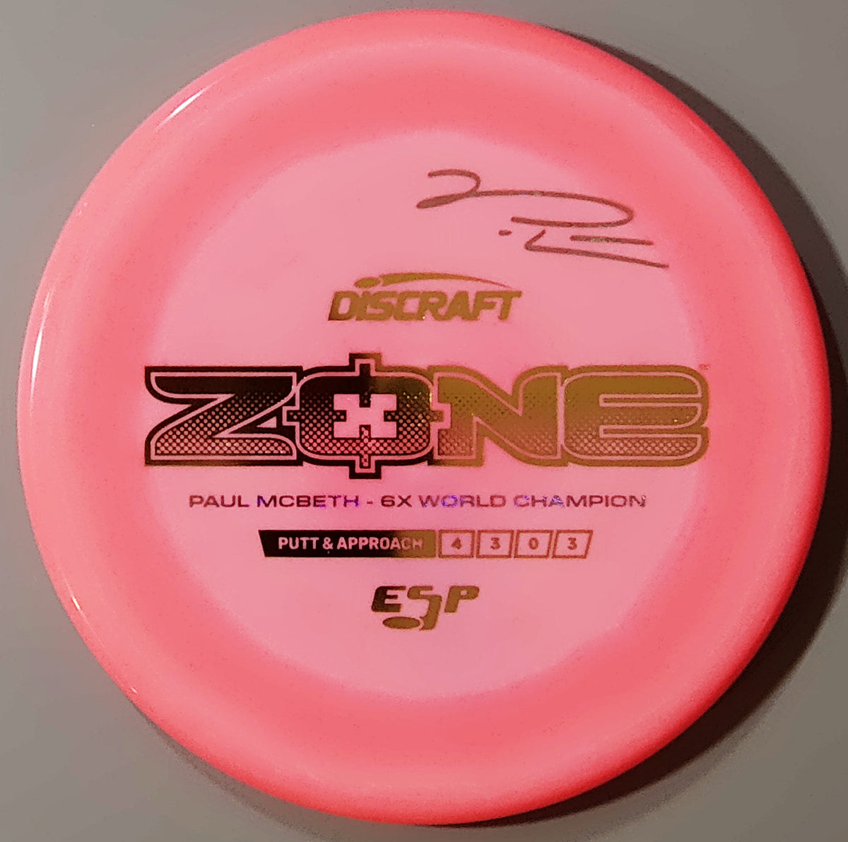 Paul McBeth 6x ESP Zone Signature Series Refreshed
